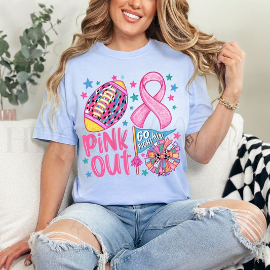 PINK OUT - DTF TRANSFER