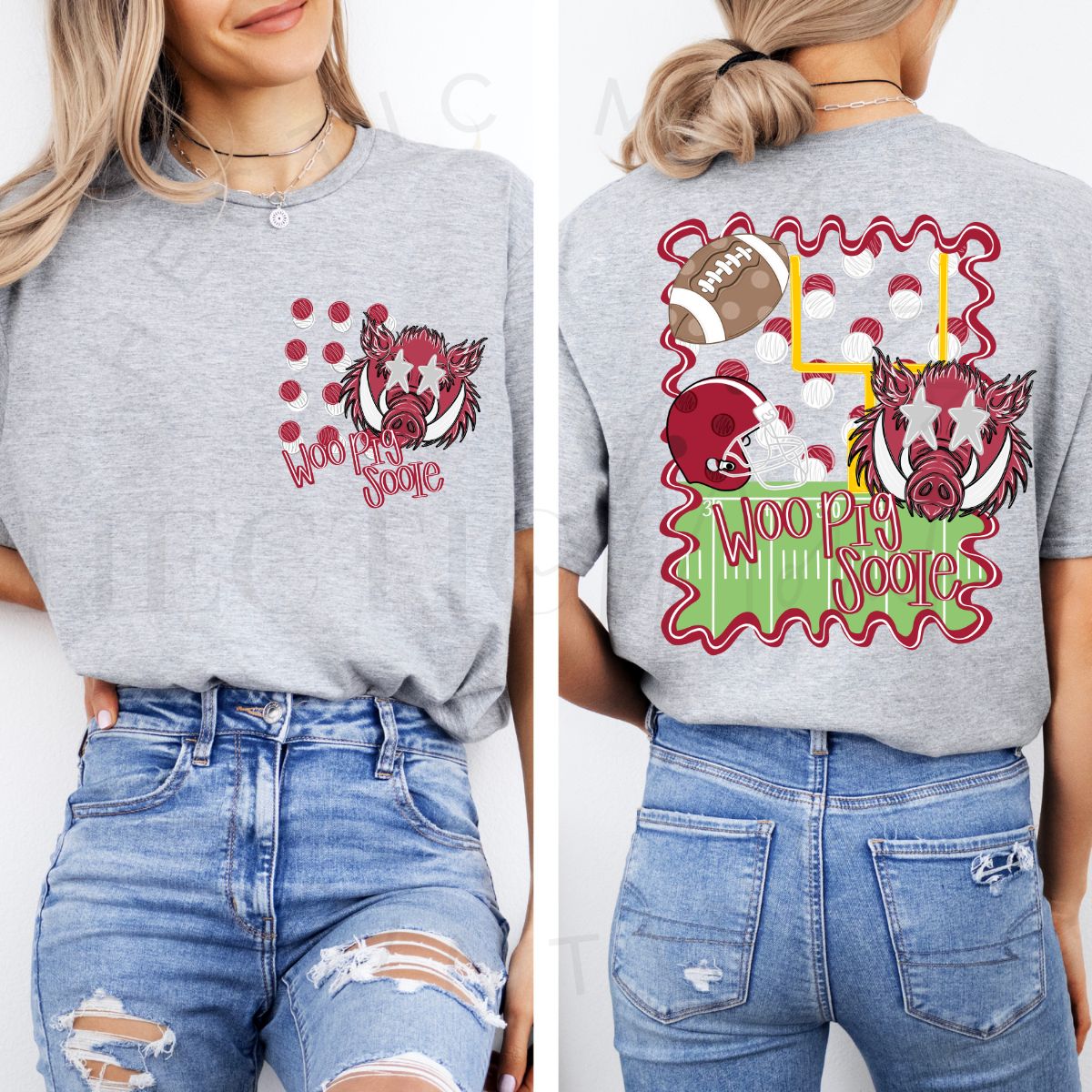 WOO PIG SOOIE *FRONT+BACK* - DTF TRANSFER