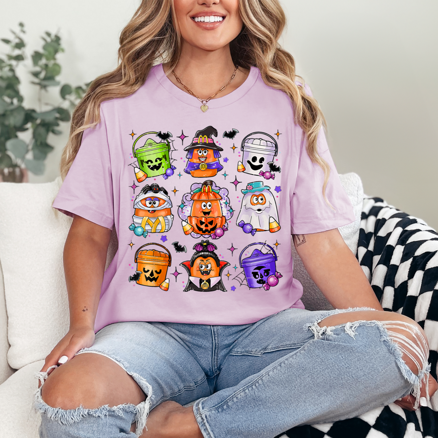 HALLOWEEN BUCKET FRIENDS - DTF TRANSFER