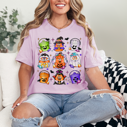 HALLOWEEN BUCKET FRIENDS - DTF TRANSFER