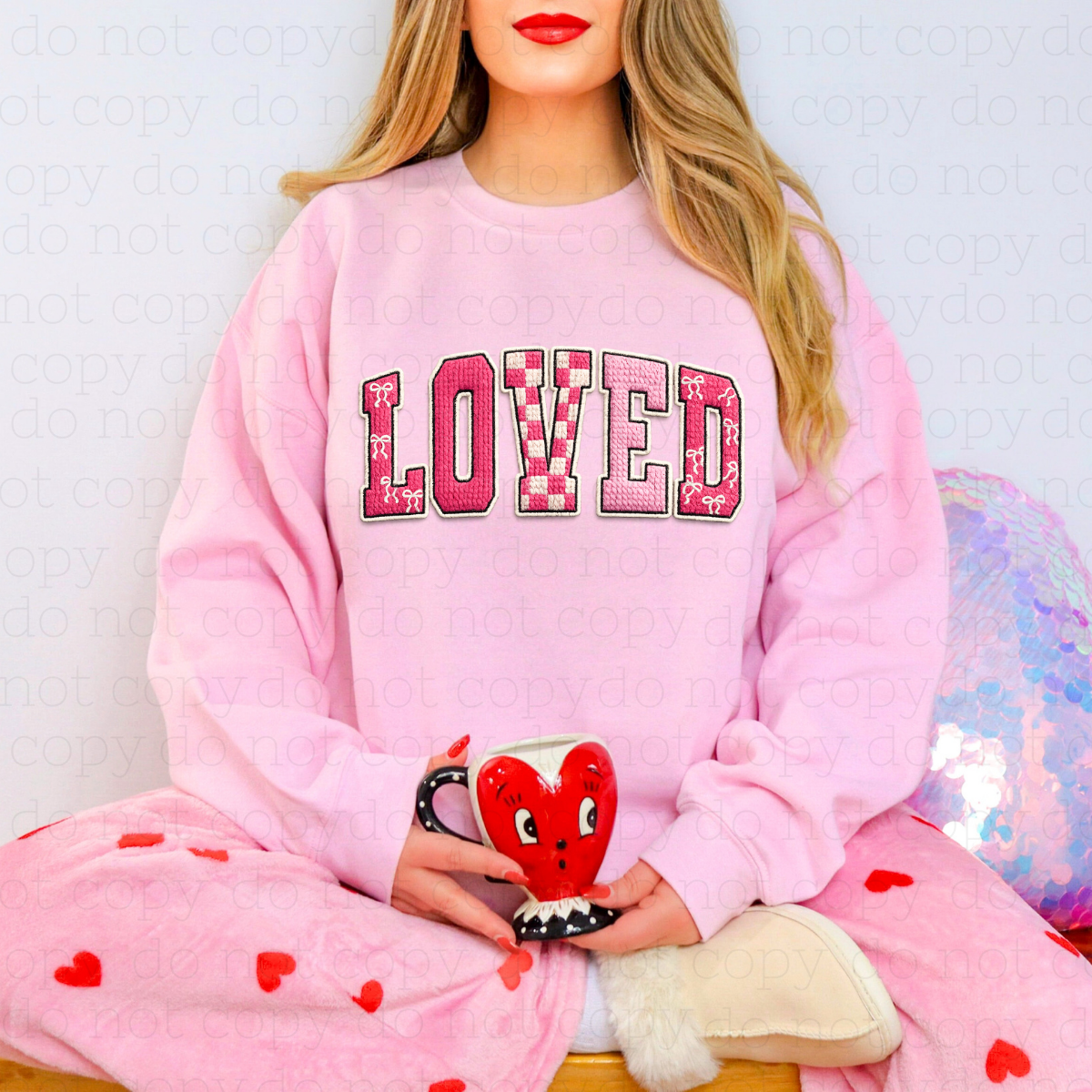 COQUETTE LOVED - FAUX YARN - DTF TRANSFER