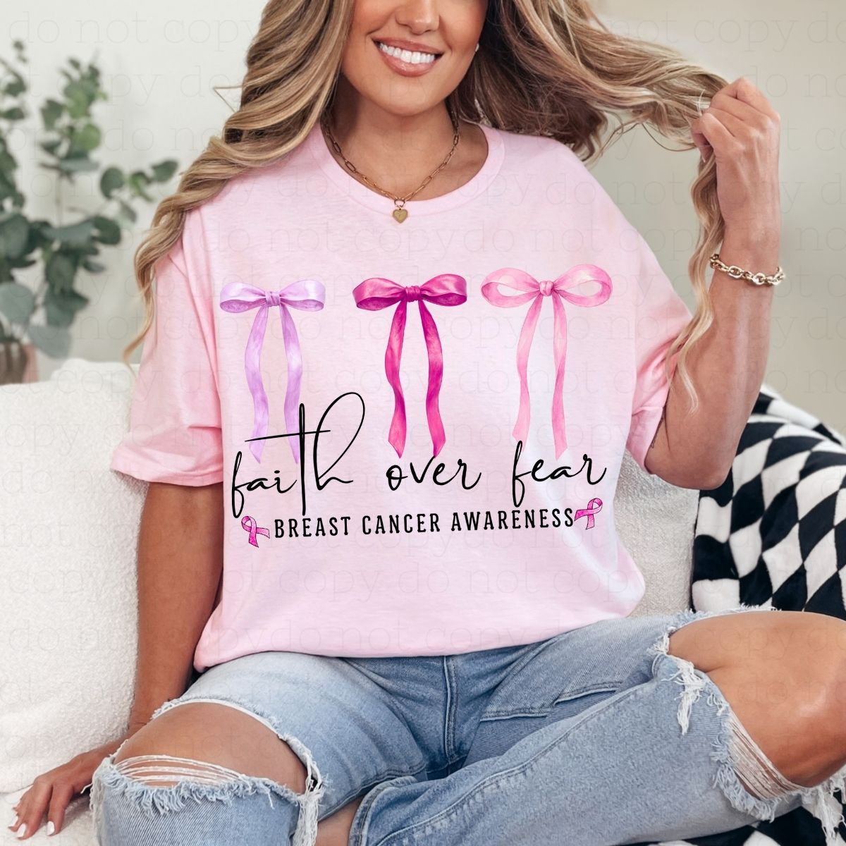 COQUETTE FAITH OVER FEAR - DTF TRANSFER