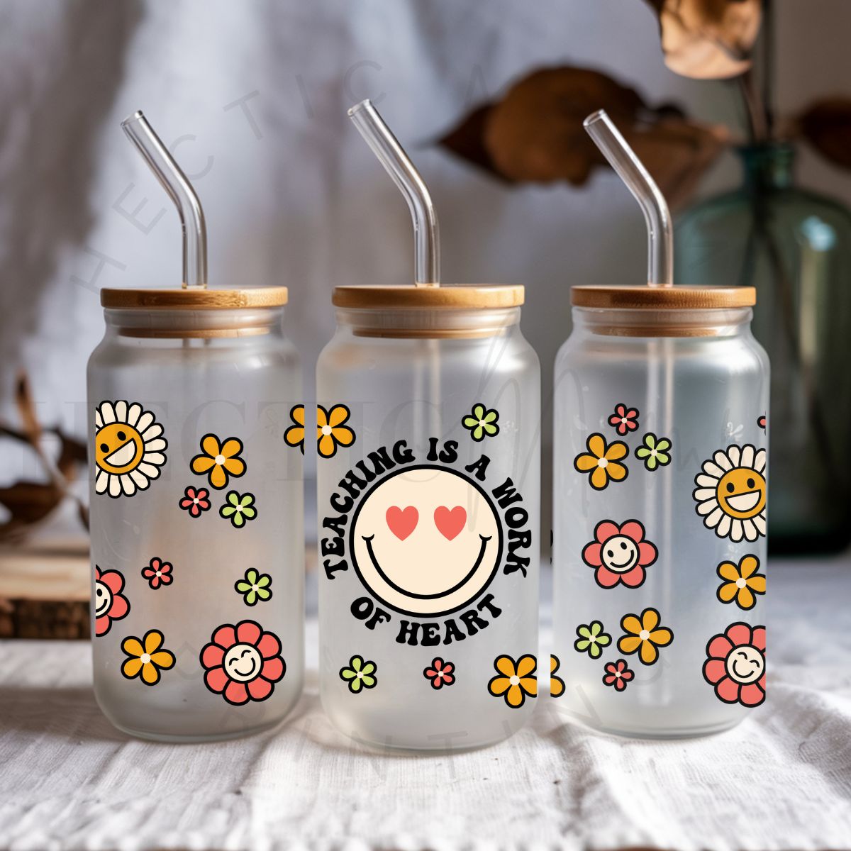 TEACHING IS A WORK OF HEART - UV DTF