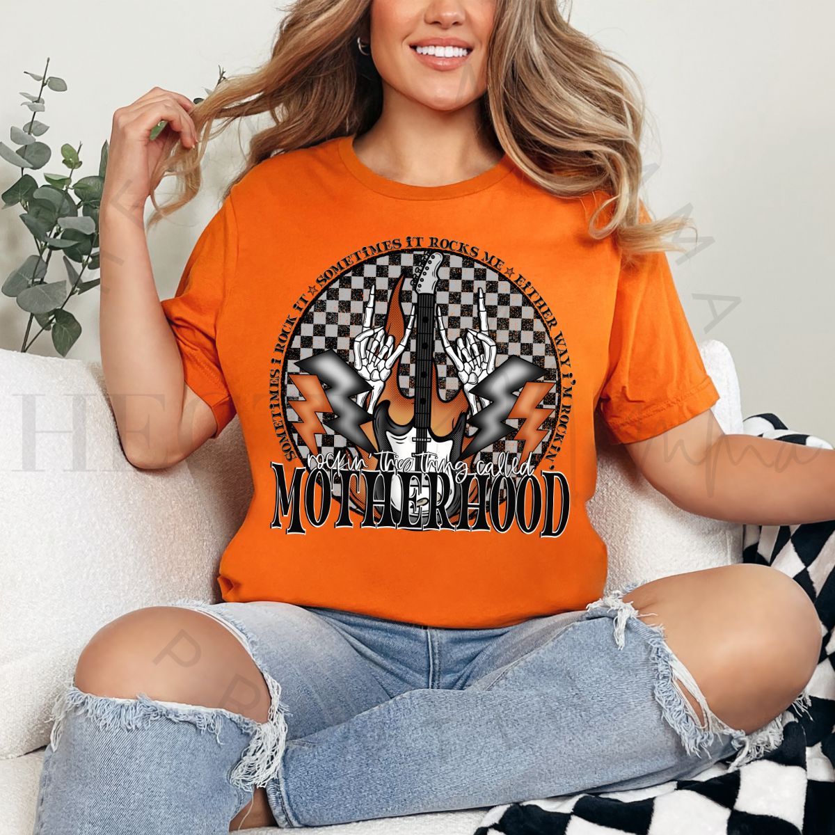 ROCKIN' THIS THING CALLED MOTHERHOOD - DTF TRANSFER