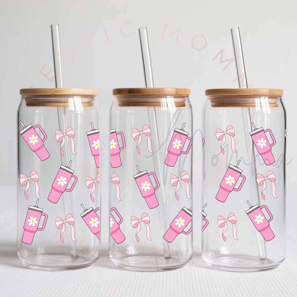COQUETTE TUMBLERS & BOWS - UV DTF