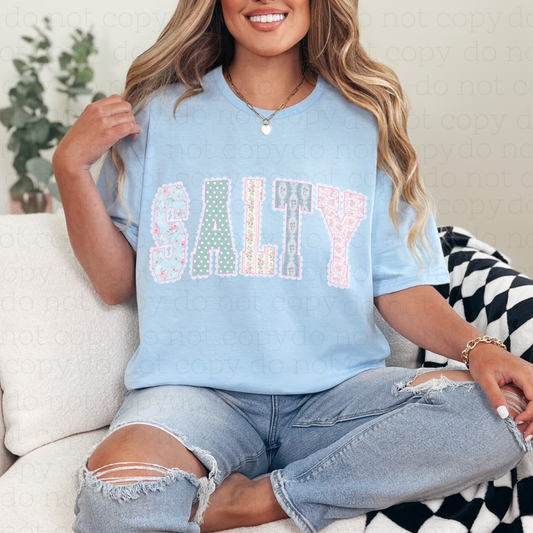 SALTY - DTF TRANSFER - Hectic Momma Printing