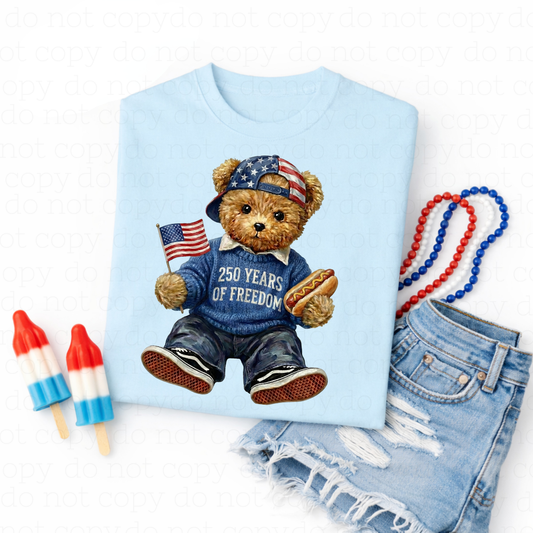 250 YEARS OF FREEDOM - DTF TRANSFER - Hectic Momma Printing