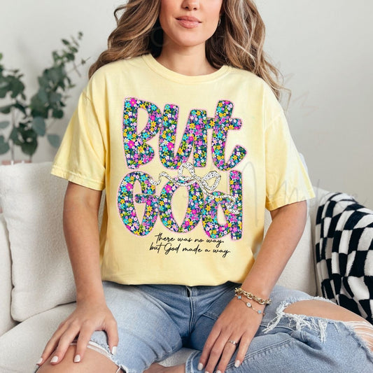 COQUETTE BUT GOD - DTF TRANSFER