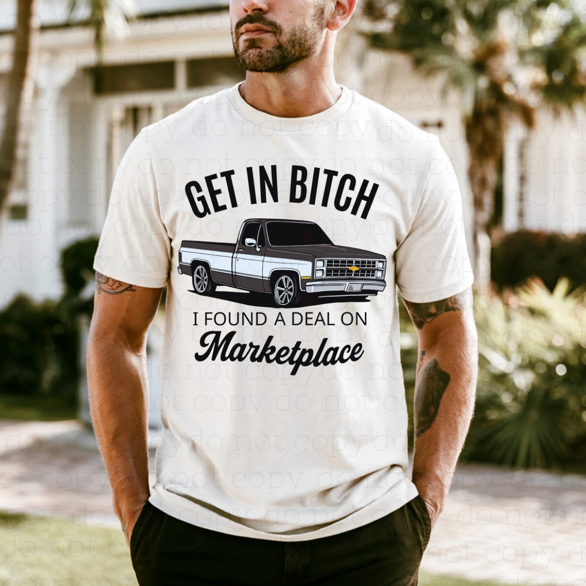 GET IN BITCH I FOUND A DEAL ON MARKETPLACE - BLACK - DTF TRANSFER - Hectic Momma Printing