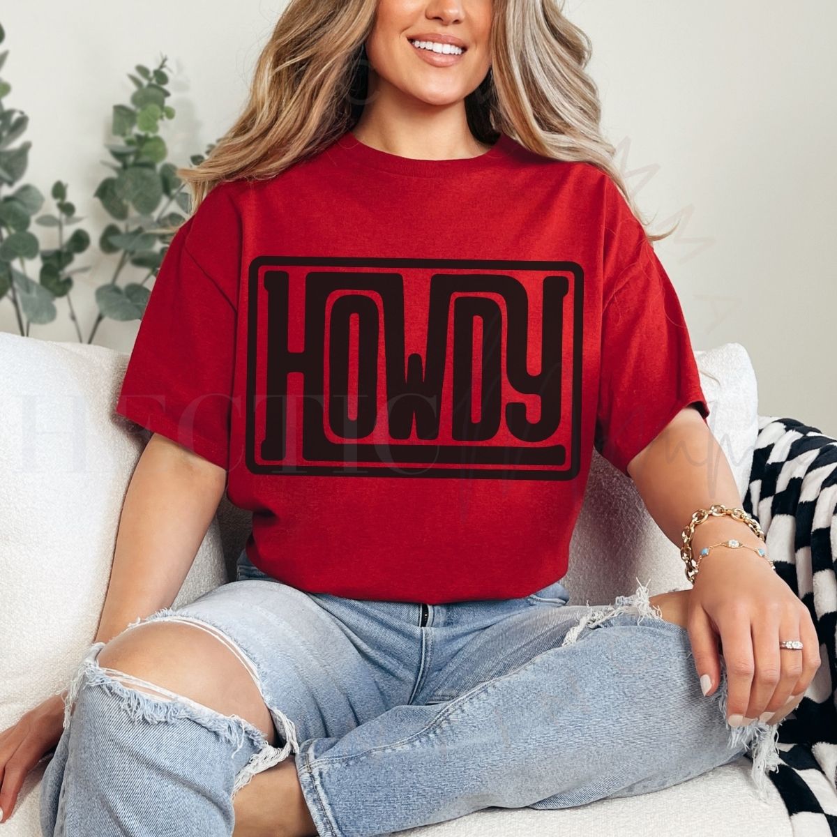 HOWDY - DTF TRANSFER - Hectic Momma Printing