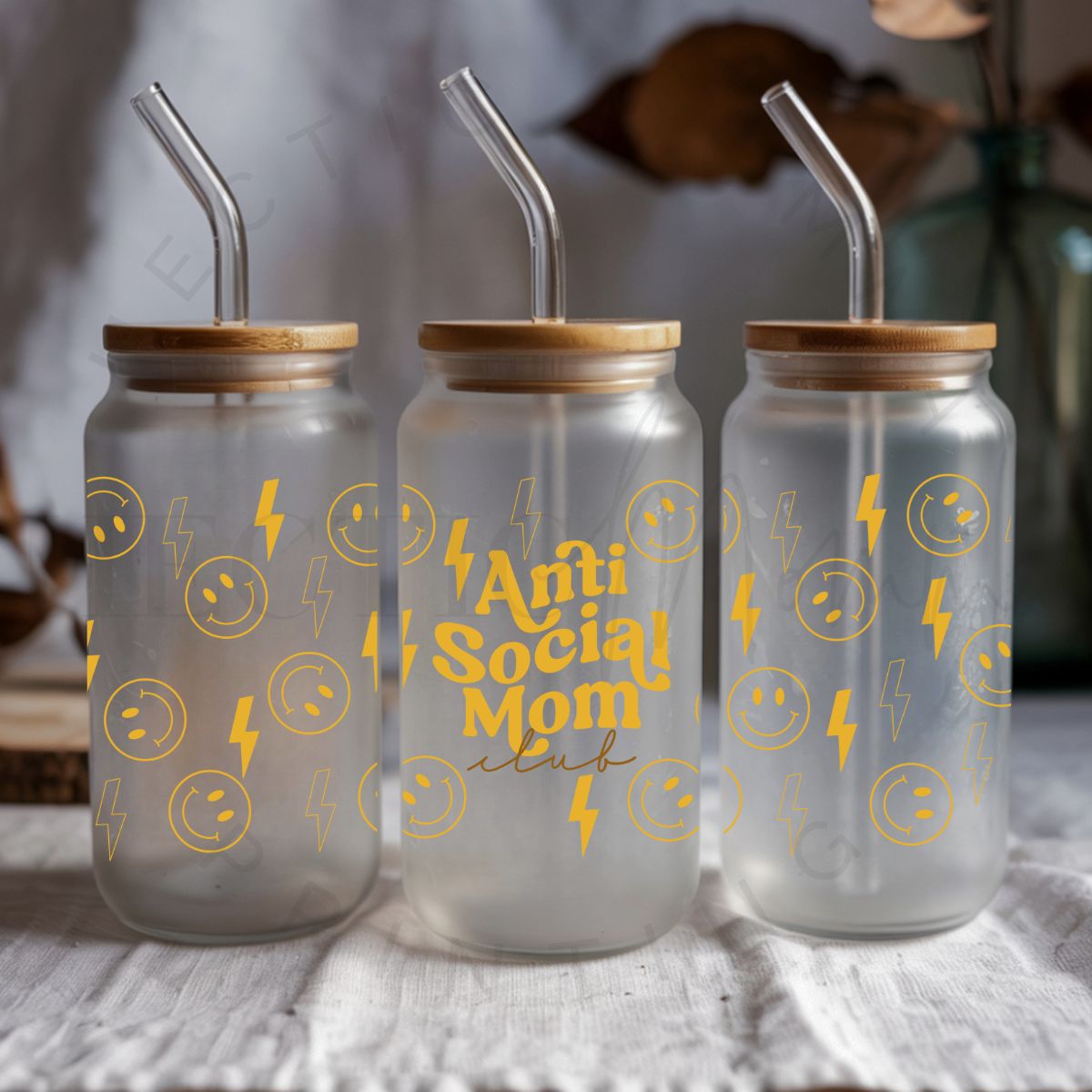 ANTI SOCIAL MOM CLUB - UV DTF