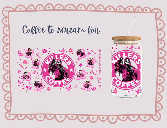Coffee to Scream For - UV DTF - Hectic Momma Printing
