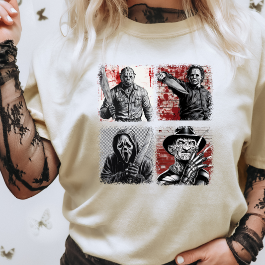 My Favorite Men Halloween Full Tshirt - Hectic Momma Printing