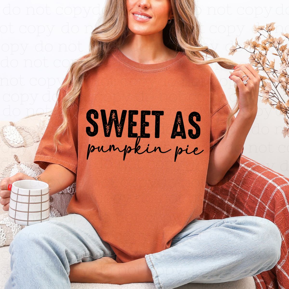 SWEET AS PUMPKIN PIE - DTF TRANSFER