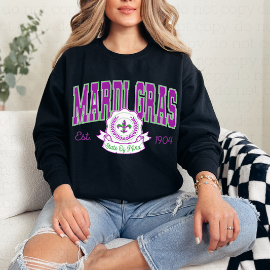 MARDI GRAS EST 1904 - DTF TRANSFER