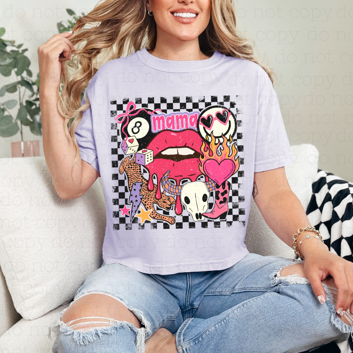 COQUETTE MAMA DOODLE - DTF TRANSFER