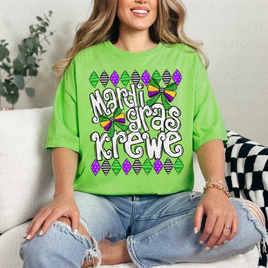 COQUETTE MARDI GRAS KREWE - DTF TRANSFER