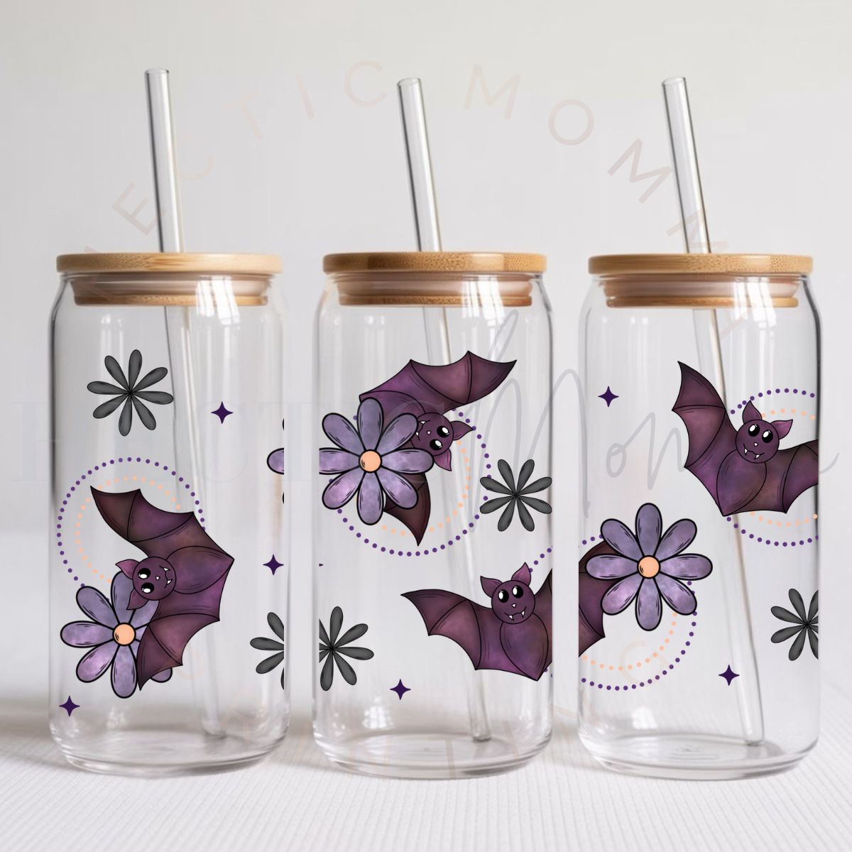 PURPLE BATS - UV DTF