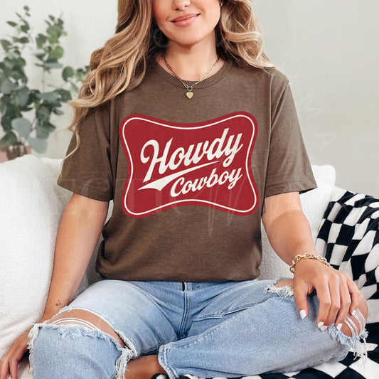 HOWDY COWBOY - DTF TRANSFER