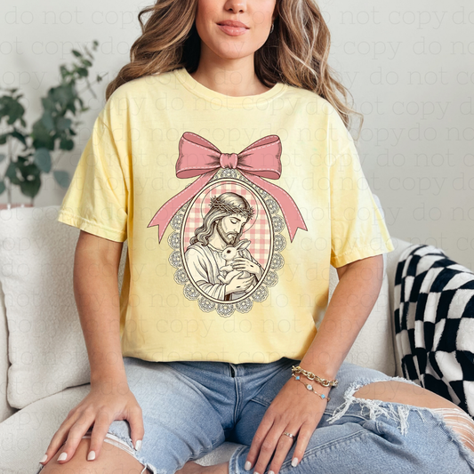 COQUETTE VINTAGE JESUS AND BUNNY - DTF TRANSFER