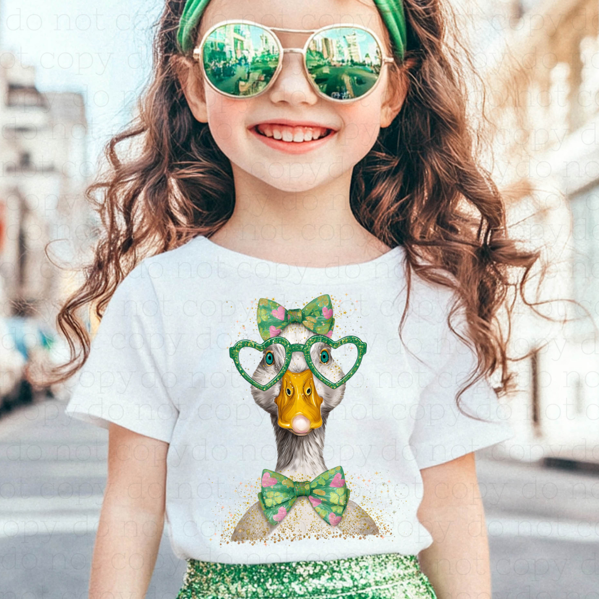 COQUETTE ST PATRICK'S DAY GOOSE - DTF TRANSFER - Hectic Momma Printing