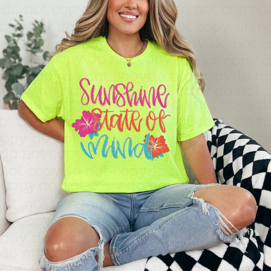 SUNSHINE STATE OF MIND - DTF TRANSFER - Hectic Momma Printing
