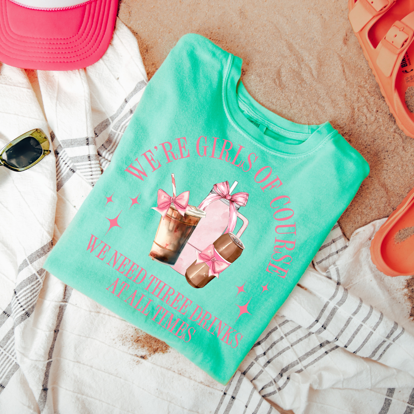 WE'RE GIRLS OF COURSE - DTF TRANSFER - Hectic Momma Printing