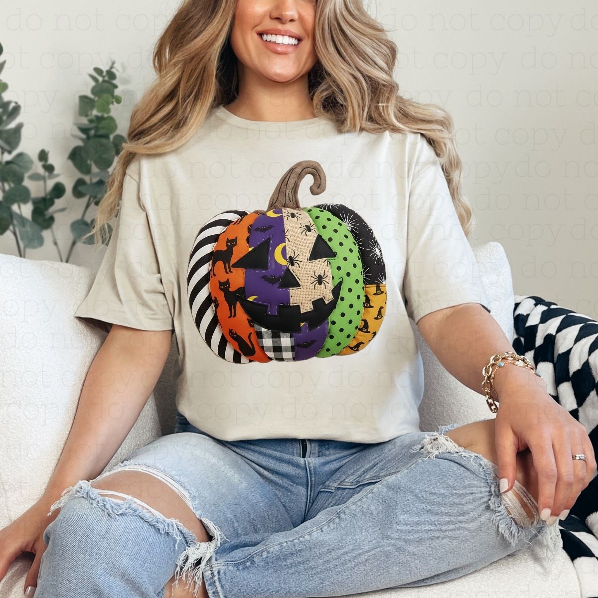 PATCHWORK PUMPKIN - DTF TRANSFER