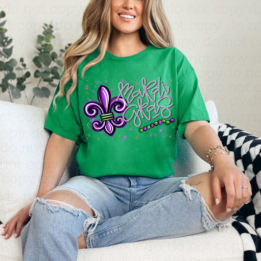 MARDI GRAS - DTF TRANSFER