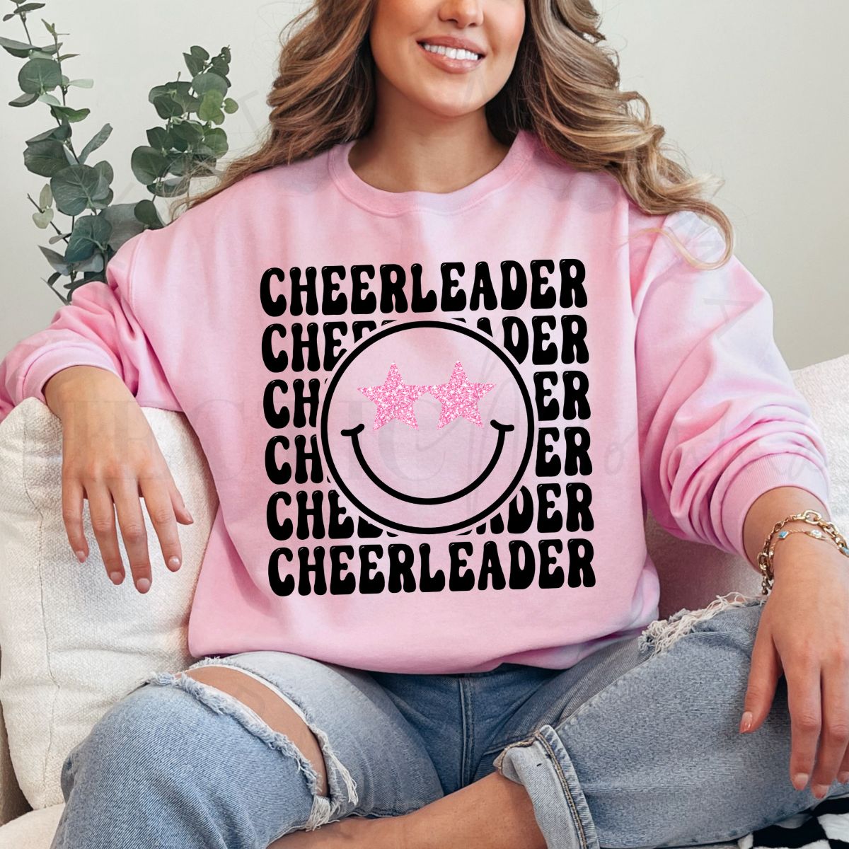 CHEERLEADER *FAUX GITTER* - DTF TRANSFER
