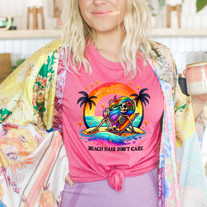 Beach Hair Dont Care DTF transfer