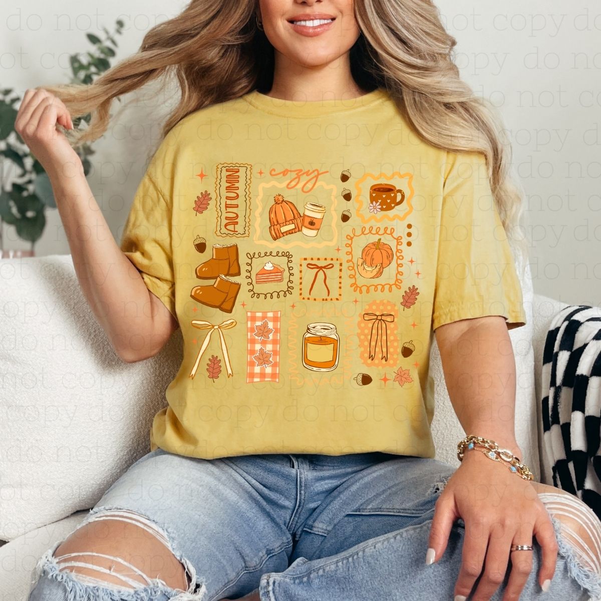 COQUETTE FALL DOODLE - DTF TRANSFER