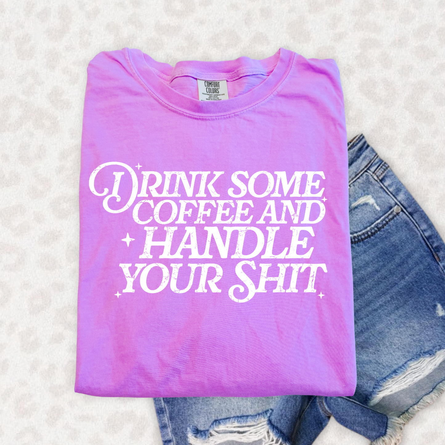 DRINK YOUR COFFEE - DTF TRANSFER