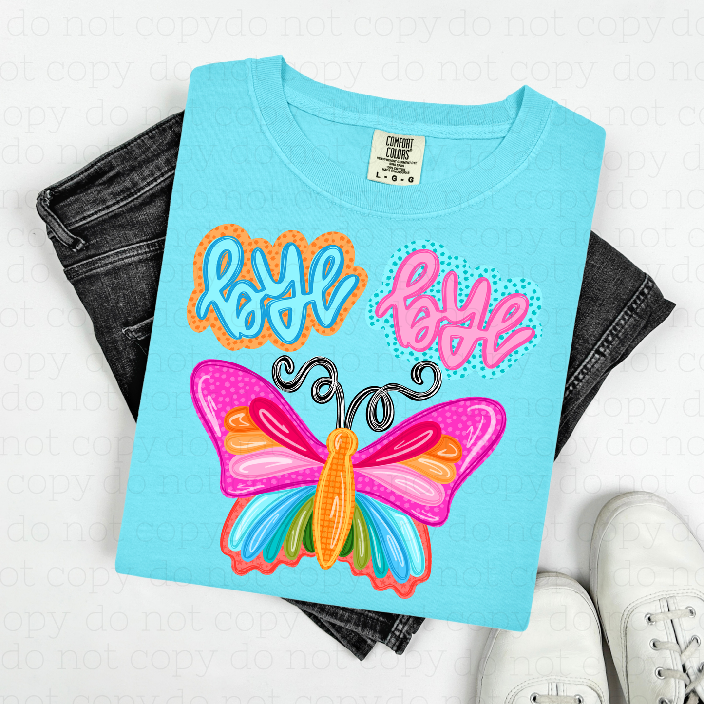 BYE BYE - DTF TRANSFER - Hectic Momma Printing