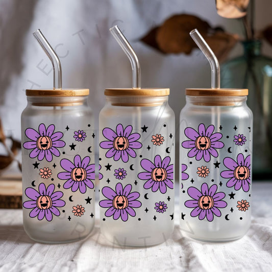 JACK O LANTERN FLOWER - UV DTF