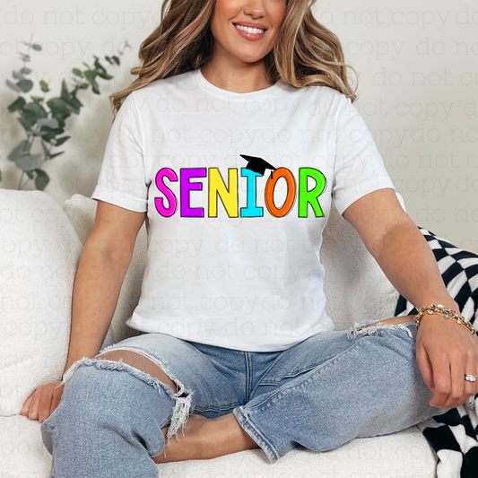 SENIOR MULTICOLOR - DTF TRANSFER - Hectic Momma Printing