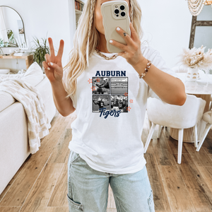 tigers collage tee 