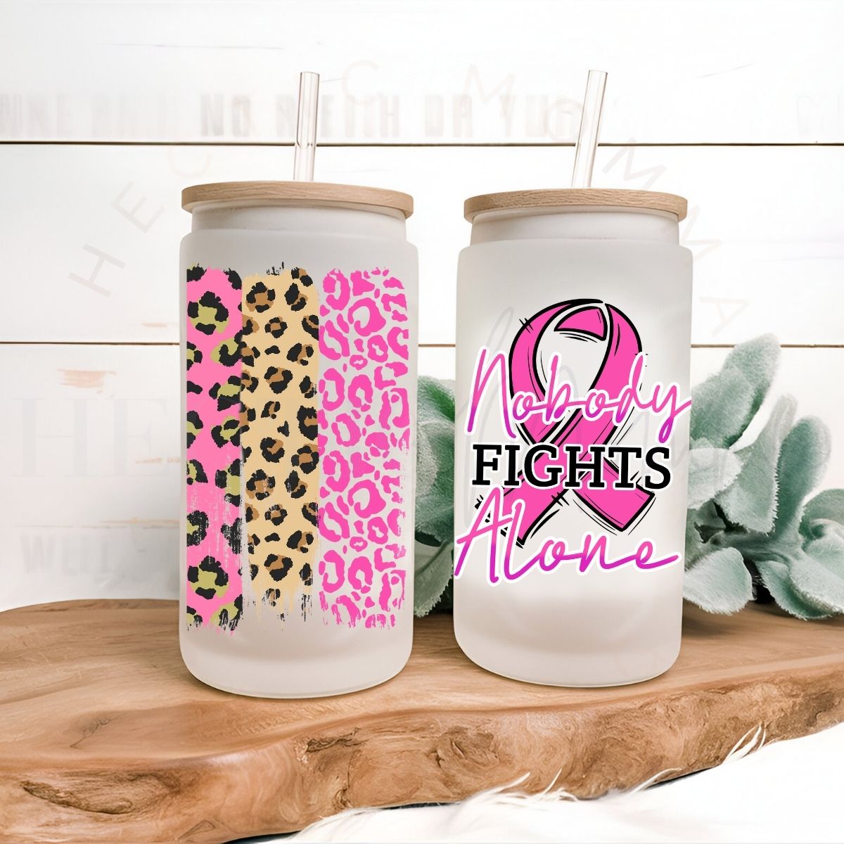 NOBODY FIGHTS ALONE - UV DTF