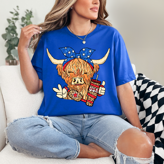 AMERICAN COW  - DTF TRANSFER