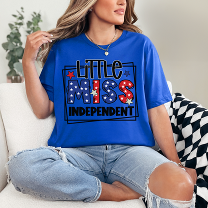 LITTLE MISS INDEPENDENT - DTF TRANSFER