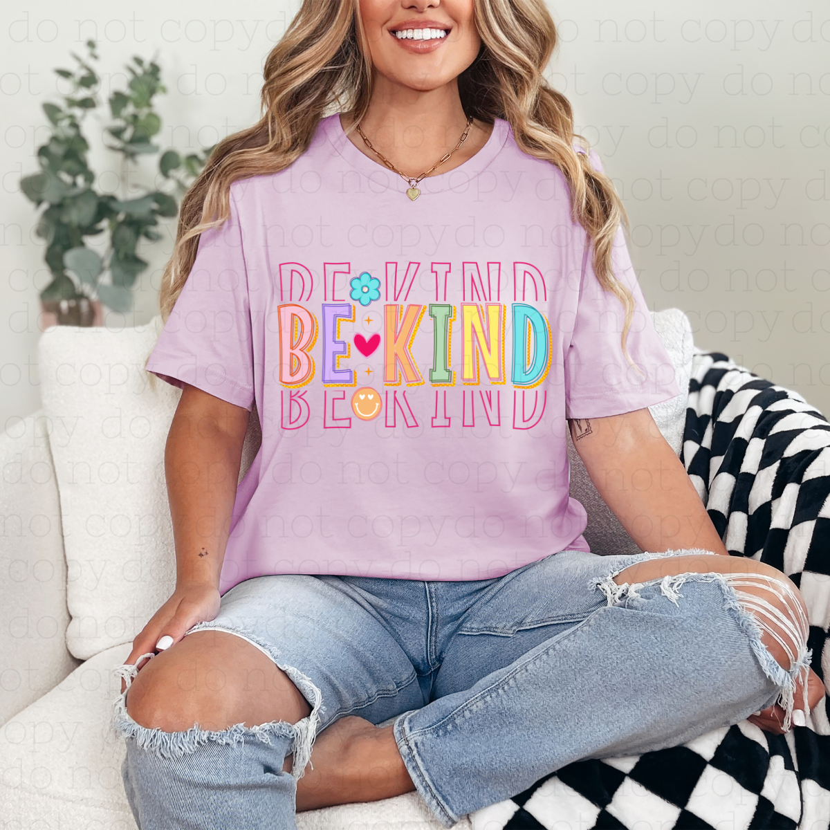 BE KIND - DTF TRANSFER - Hectic Momma Printing