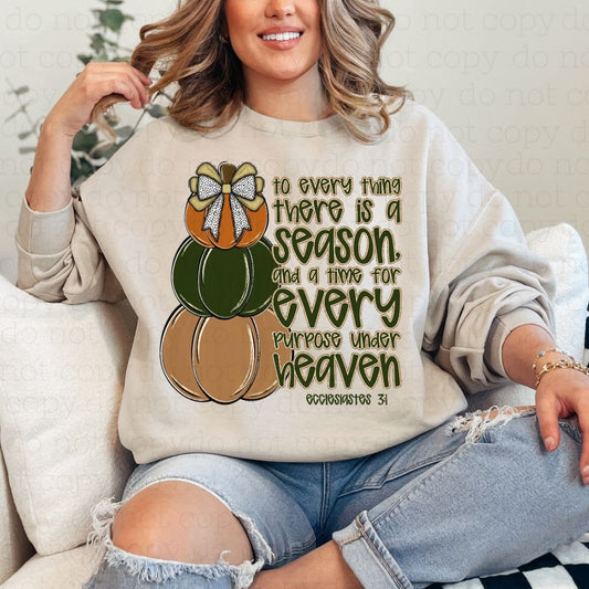 COQUETTE TO EVERY THING THERE IS A SEASON - DTF TRANSFER