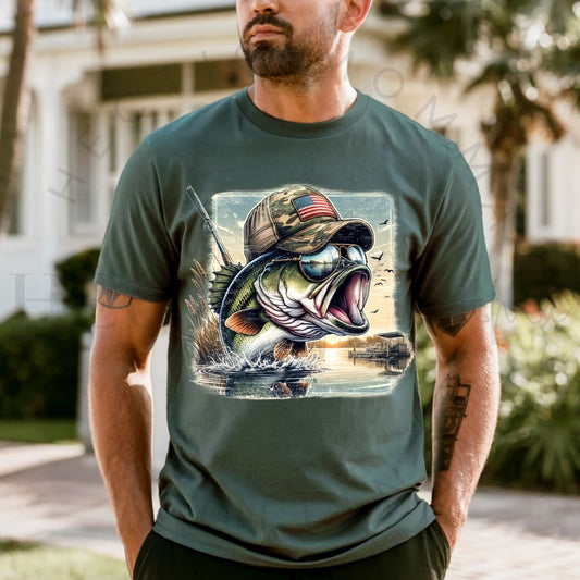 BASS FISHING - DTF TRANSFER