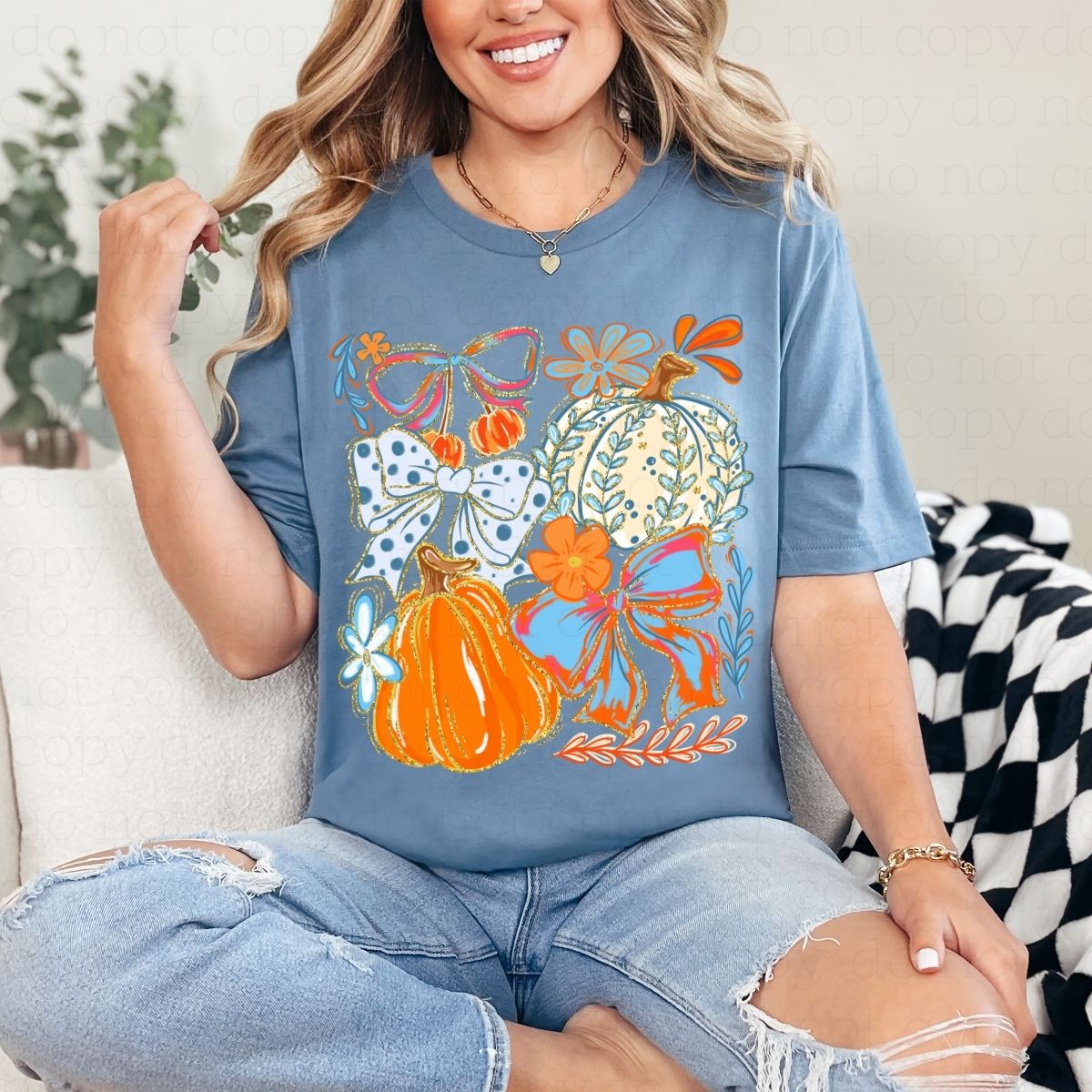 COQUETTE PUMPKIN DOODLE - DTF TRANSFER