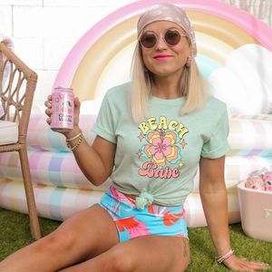 Beach Babe dtf transfer