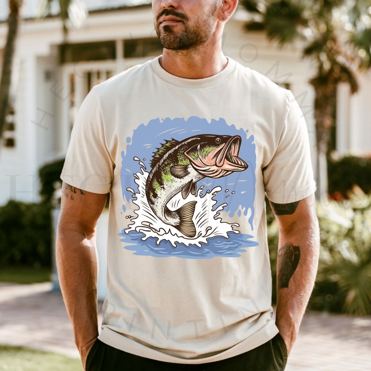 BASS JUMPING - DTF TRANSFER