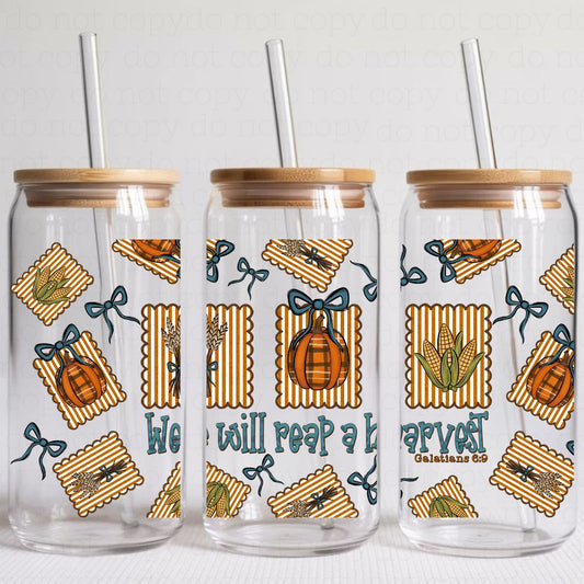 COQUETTE WE WILL REEP A HARVEST - UV DTF