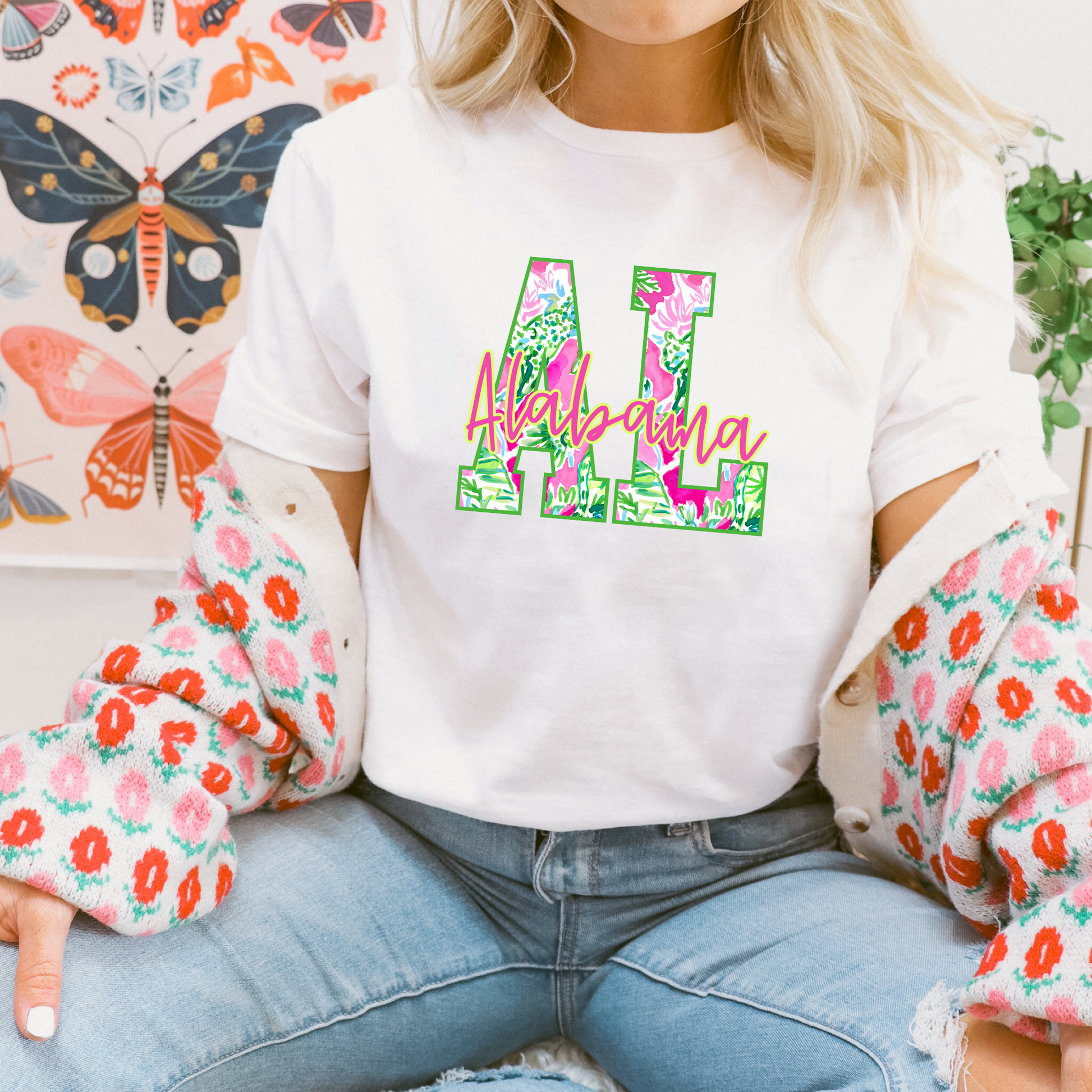 AL Flowers DTF Transfer