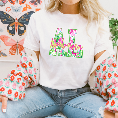 AL Flowers DTF Transfer