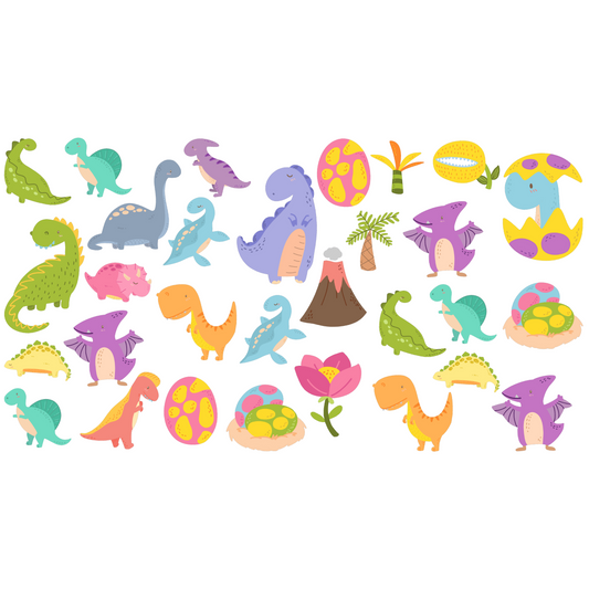 Dinosaur  Sticky Icky Sticker - Hectic Momma Printing